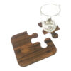 Thumbnail 3: 木质拼图杯垫套装 – 适合咖啡桌及家居装饰 (4件)