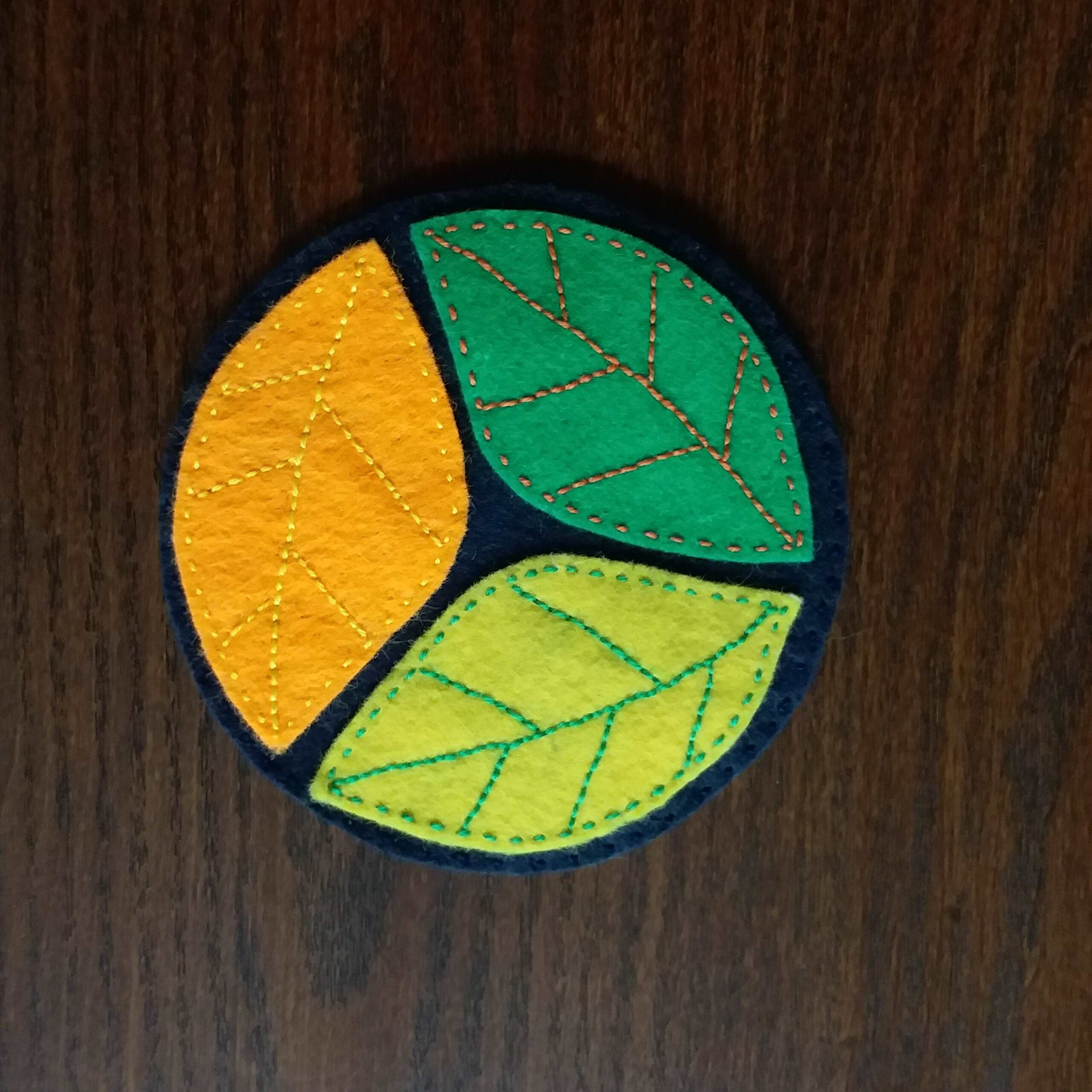 Main image of 羊毛毛毡杯垫 – 适用于餐桌、办公桌及咖啡桌 (6件)