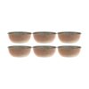 Zanjan Handcrafted Copper Bowl Set – Suitable for Serving Desserts, Nuts Pack of 6 (3)