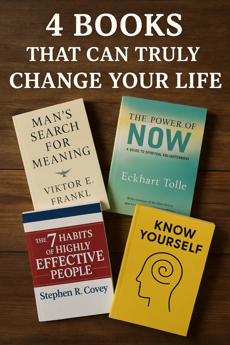 4 Must-Read Books for Deep Self-Discovery and Personal Growth