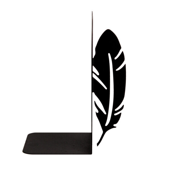 Artistic Feather Novelty Bookend – Suitable for Stylish Home and Workspace Organization (2)