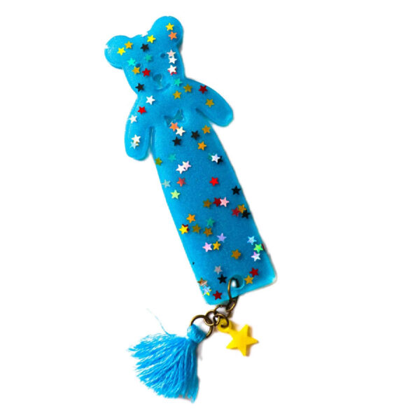 Bear Design Resin Bookmark – Unique Handmade Accessory, Gift for Readers & Students (2)