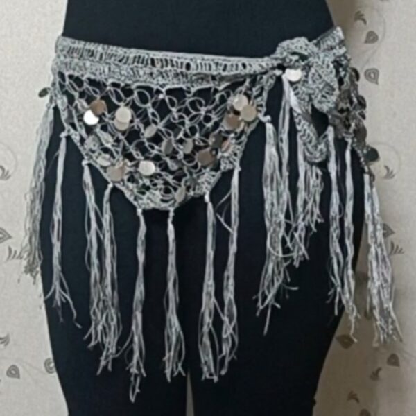 Belly Dance Belt – Coin Scarf, Performance Accessory Suitable for Party (3)