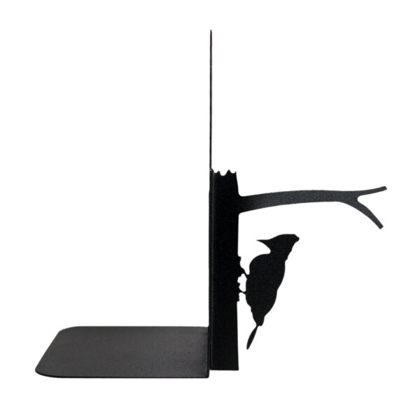 Black Woodpecker Bookend – Suitable for Home and Office Shelves (4)