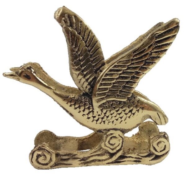Brass Tabletop Tissue Holder Bird Design (2)