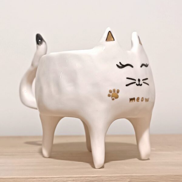 Ceramic Artistic Mug Featuring Cat Design – Idea Gift for Cat Fans (1)