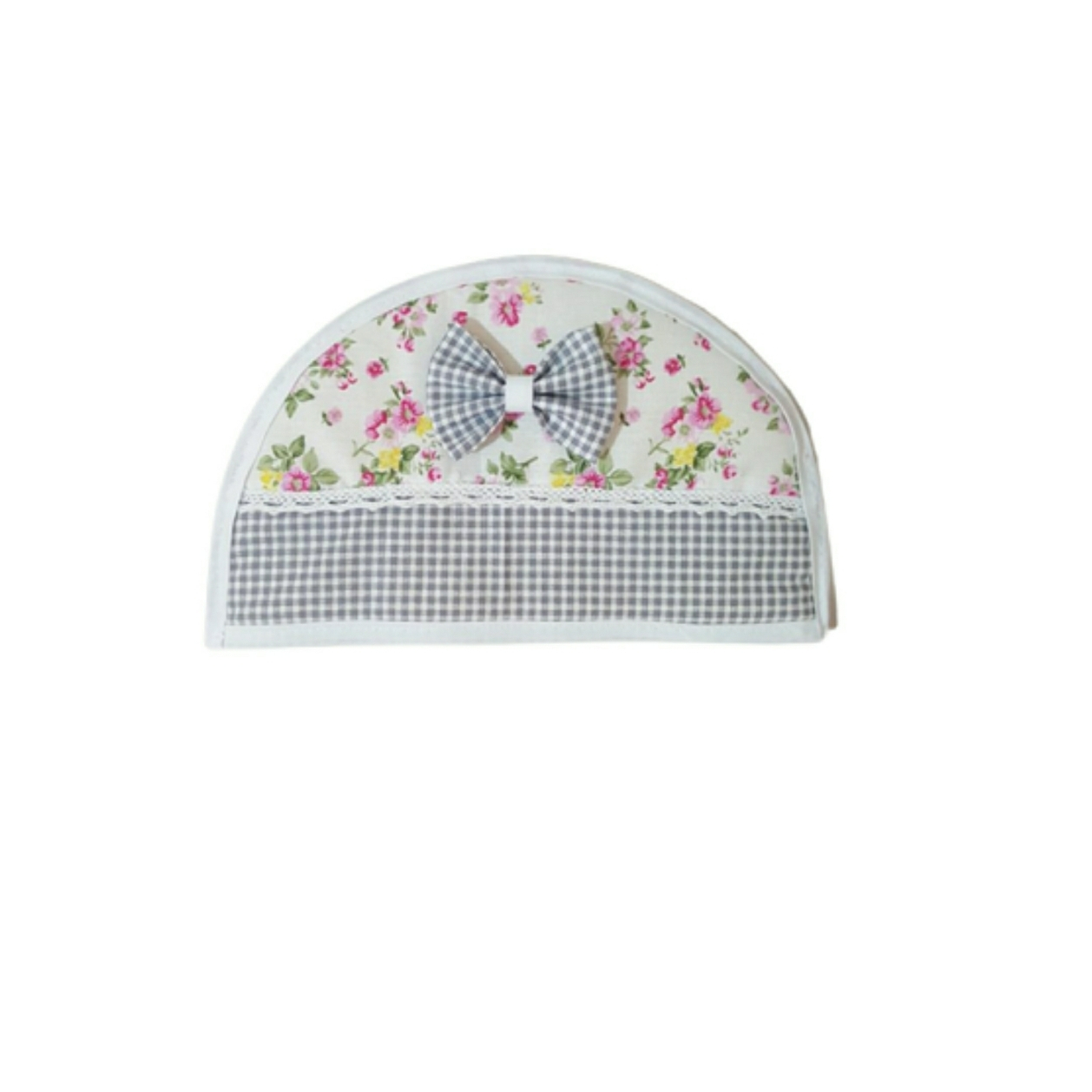 Main image of 迷人格纹茶壶保温套 – 适合田园风格装饰