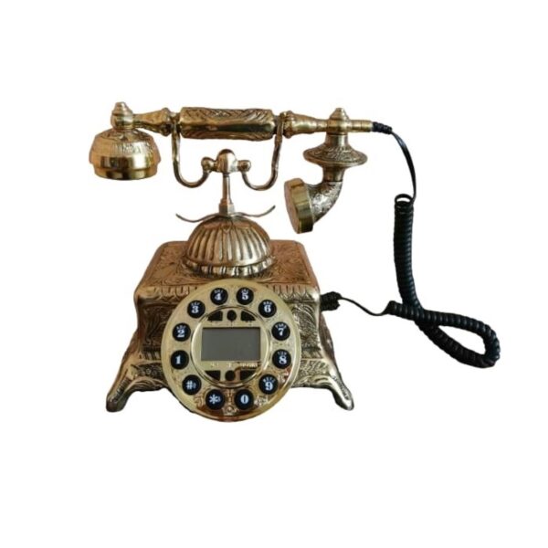 Classic Vintage Brass phone Timeless Elegance for Your Decor