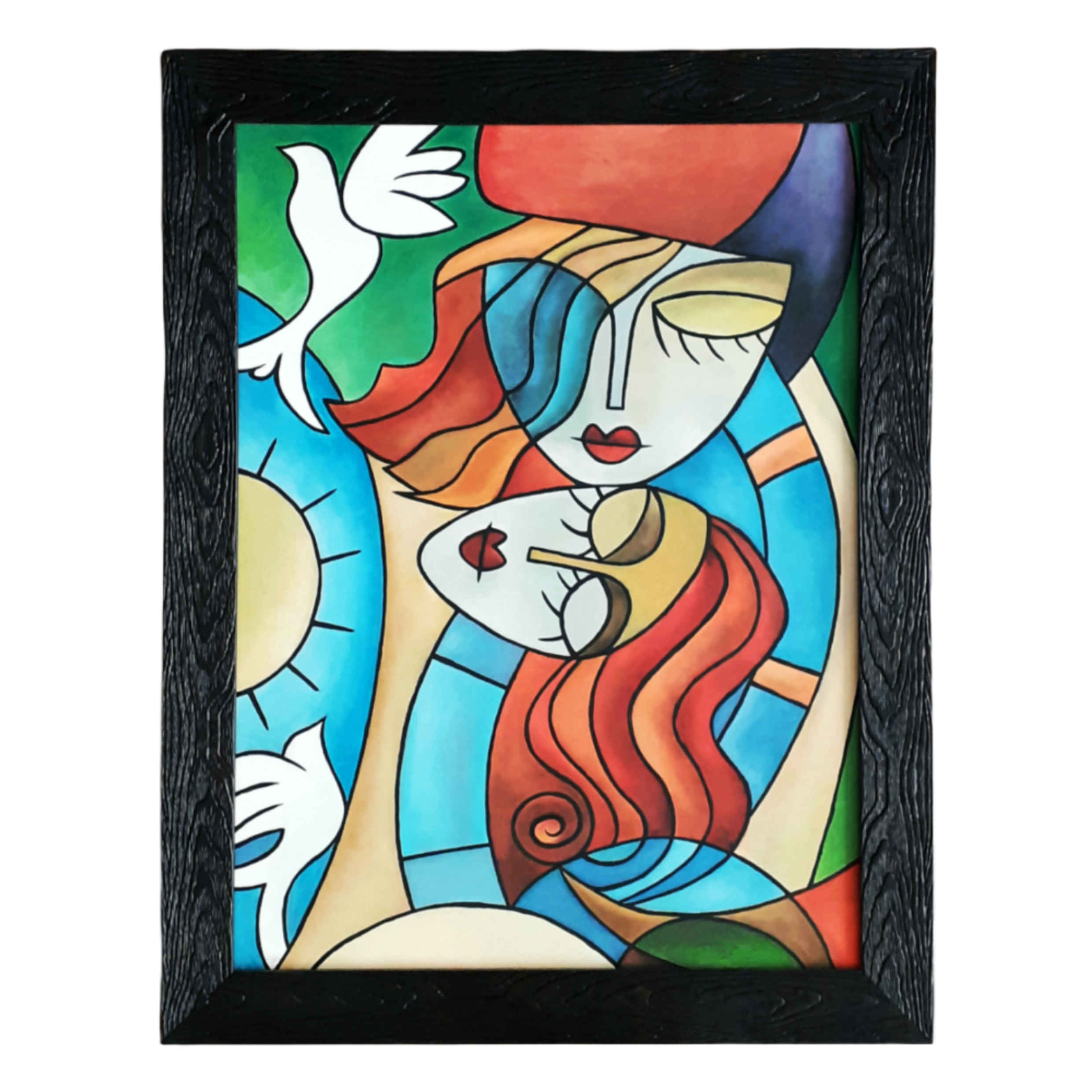 立体派墙面艺术画 —— 适合极简和现代设计