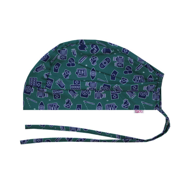 Cute Surgical Scrub Cap for Women & Men – Adjustable, Cotton, Medical Headwear (2)