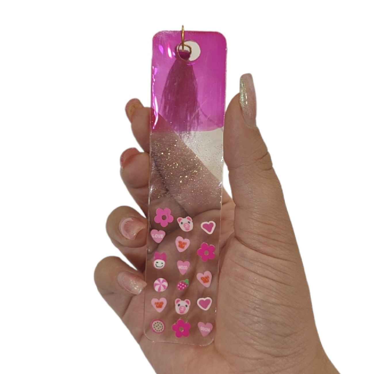 Main image of 优雅手工树脂书签 – 适合青少年，为书本增添魅力