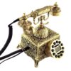 Thumbnail 4: 复古风优雅黄铜电话