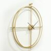 Elegant Oversized Gold Minimalist Metal Wall Clock – Suitable for Any Room (2)