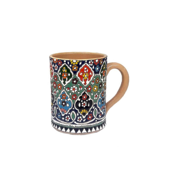 Enamelled Coffee Mug – Handmade Pottery Mug for Tea, Latte & More