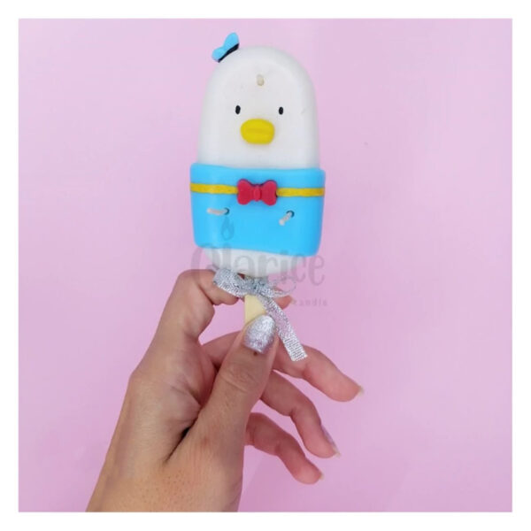 Fancy Popsicle Candle with Chick Design (2)