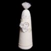 Hand-Decorated Wedding Sugar Cone with Orchid and Pearls – Suitable for Engagement, (5x)