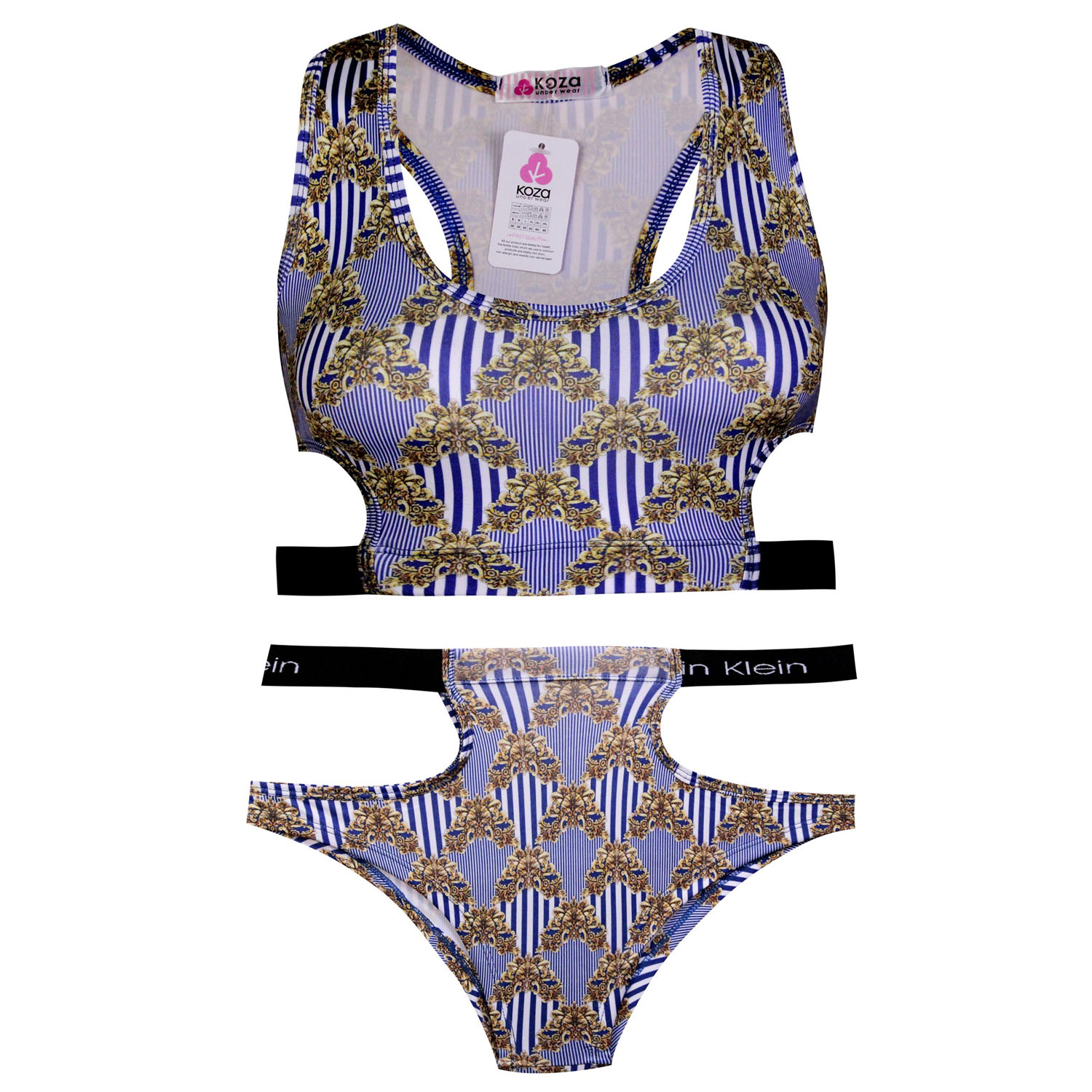 Main image of 轻量 Koza 运动文胸及内裤套装 – 全天舒适