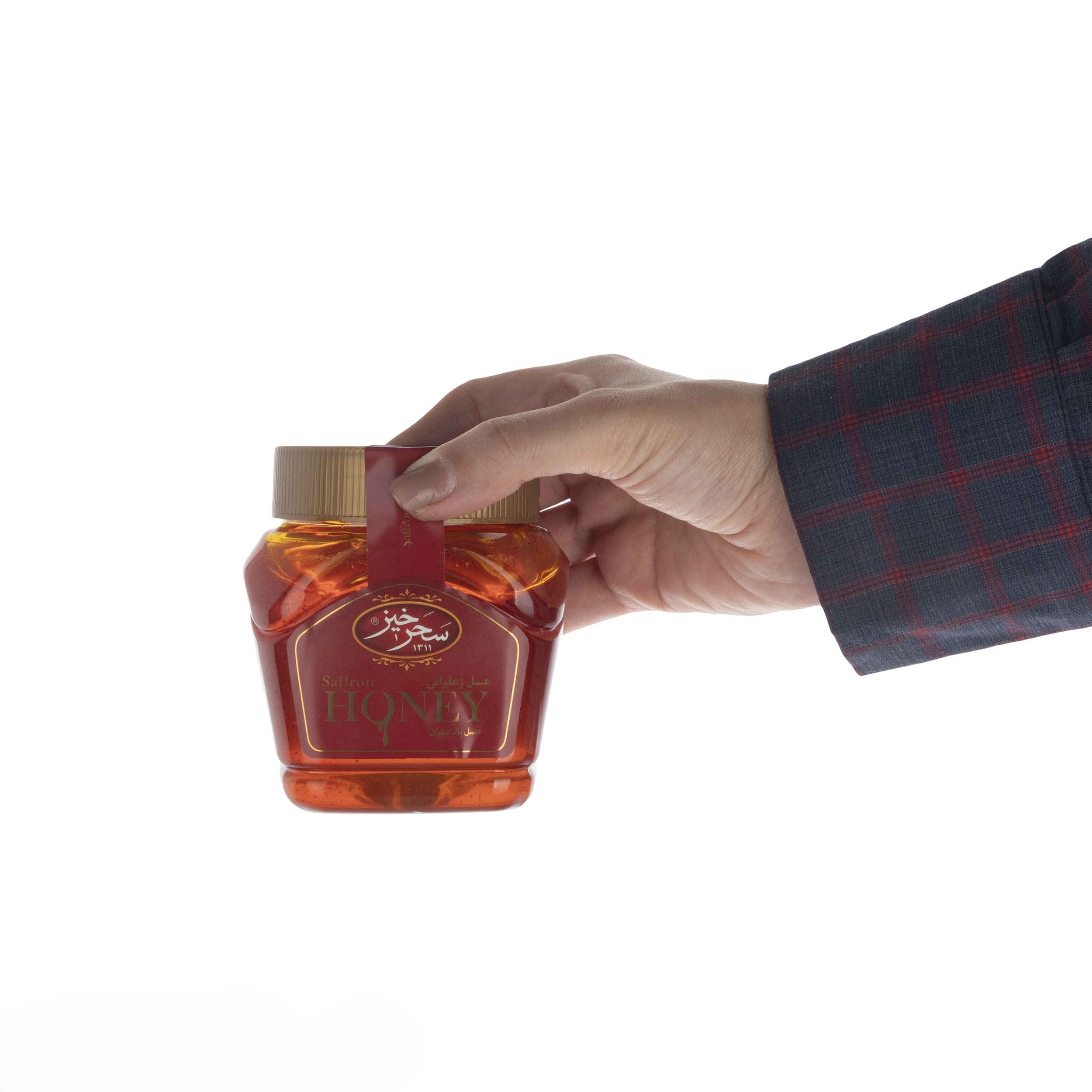 波斯藏红花蜂蜜 – 天然能量补充 & 增强免疫力，450 克 (3 瓶装)