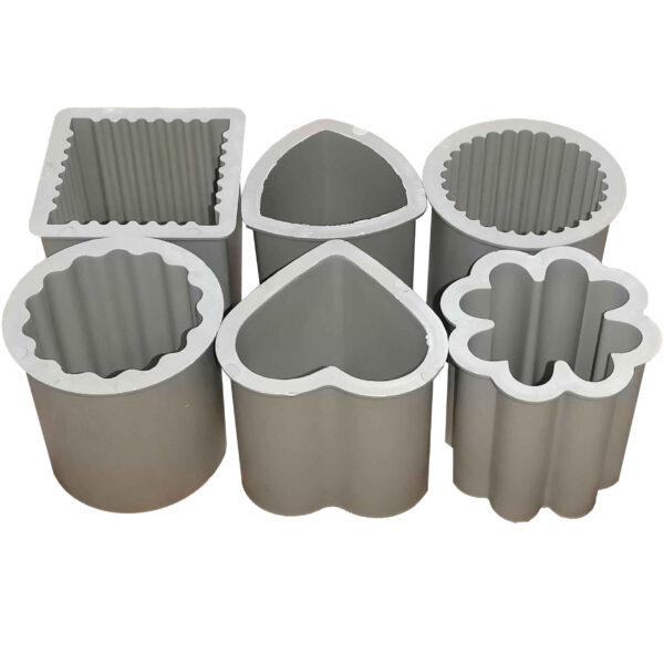 Plastic Candle Mold Set — Variety of Shapes & Sizes Suitable for Beginners & Pros (6x) (4)