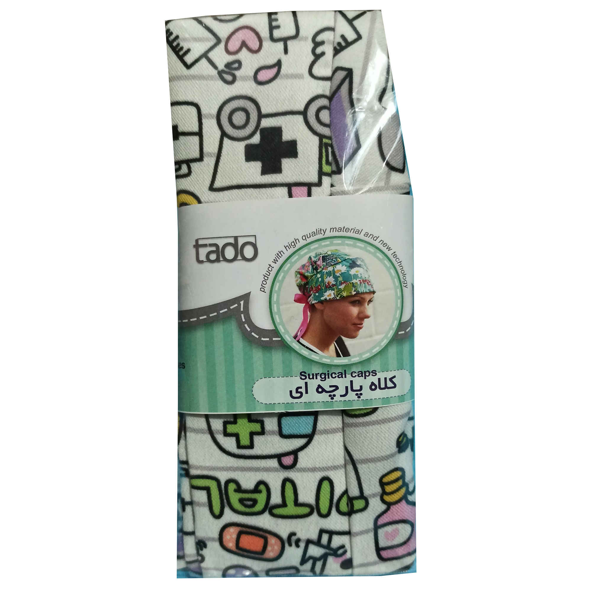 印花外科帽 – 时尚实用医疗头饰