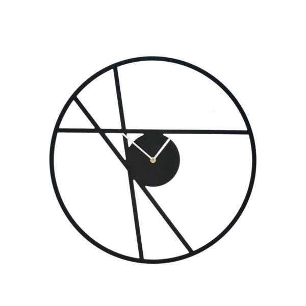 Simple & Stylish Minimalist Metal Wall Clock – Suitable for Living Spaces