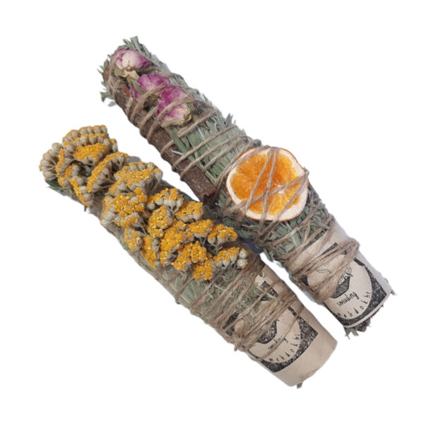 Soothing Smudge with Lavender and Mullein – Suitable for Night Rituals, (Pack of 2)
