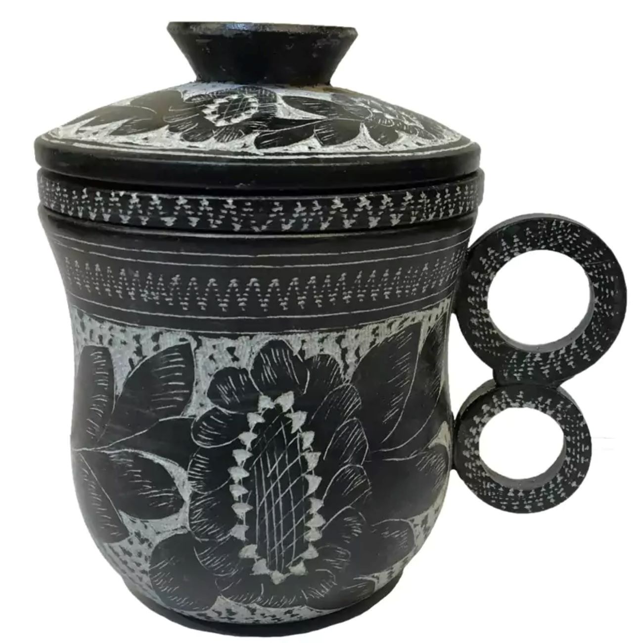 Main image of 天然石三件套手工茶滤 – 适合草本与散茶冲泡