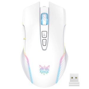 无线游戏鼠标 – 6 个按键，光学传感器，3600 DPI，2.4GHz，USB 接收器