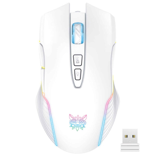 Wireless Gaming Mouse – 6 Buttons, Optical Sensor, 3600 DPI, 2.4GHz, USB Dongle (3)