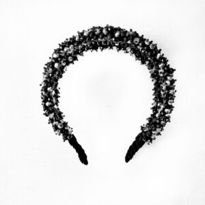 女士正式双串珠发箍 – 时尚