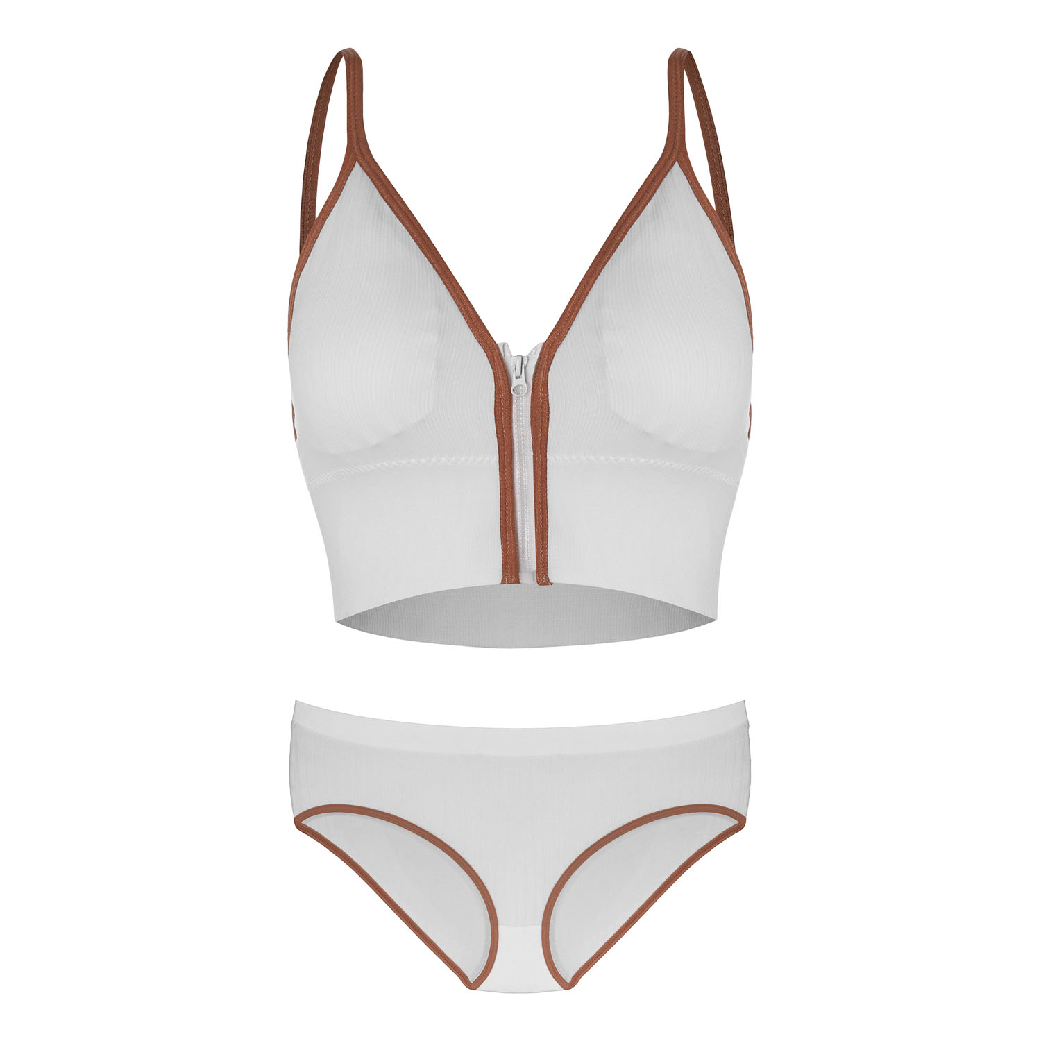 Main image of 女款运动文胸及内裤套装 – 型号 36048，白色