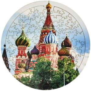 木质DIY拼图——113片，圣彼得堡设计，适合拼图爱好者