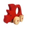 Wooden Dinosaur Toy for Toddlers – Eco-Friendly Push & Play Animal Figure