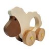 Wooden Sheep Push Toy – Handmade Rolling Animal Toy for Toddlers