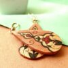 Thumbnail 2: 手工木质垂坠耳环 – 打造波西米亚时尚造型