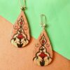 Artisan Wooden Dangle Earring – Jewelry for Bohemian Chic Look (3)