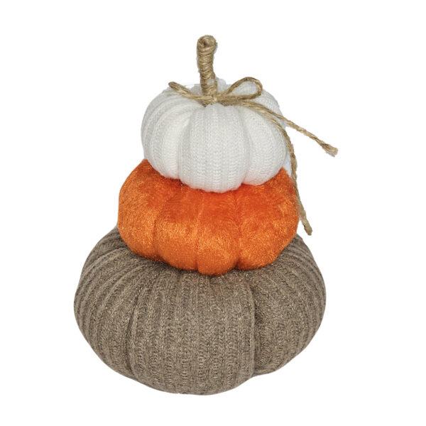 Attached Pumpkin Set Orament – Unique Design, Suitable for Rustic Interiors (2)