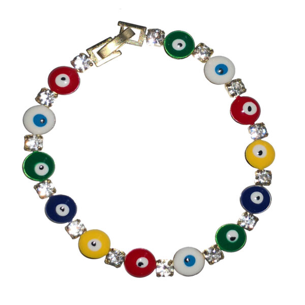 Beaded Evil Eye Bracelet – Handmade Protection Jewelry for Good Luck (1)