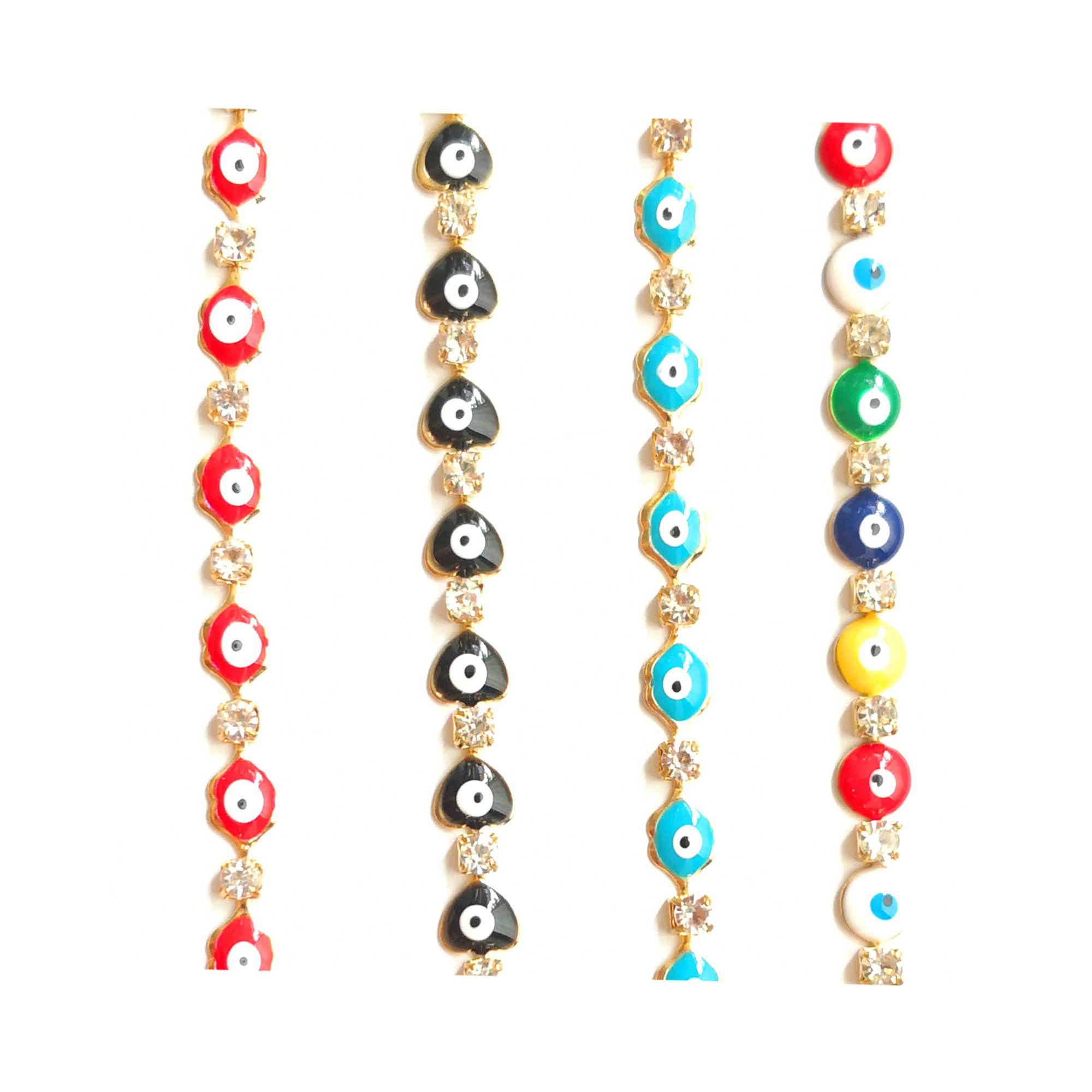 串珠邪眼手链 – 手工制作的护身好运饰品
