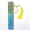 Blue & Green Bookmark – Tin Doll Charm for a Storybook-Inspired Reading Experience