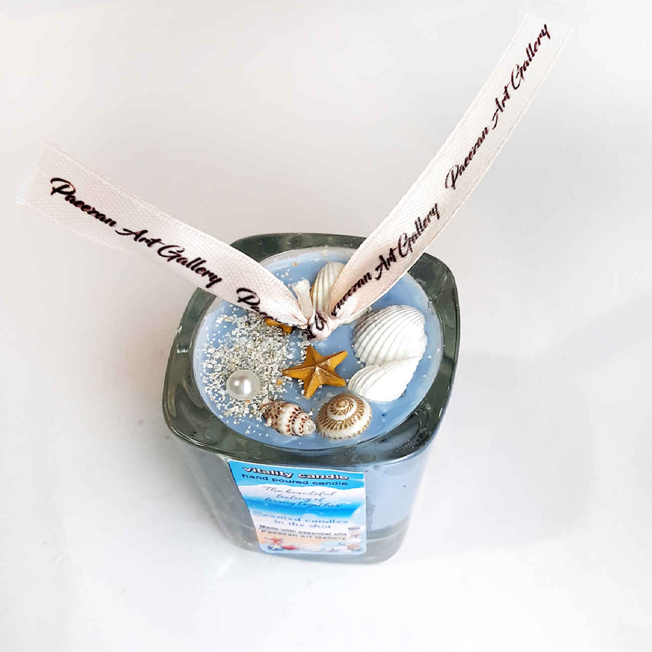 蓝色手工蜡烛 – 海洋之魂每次点亮