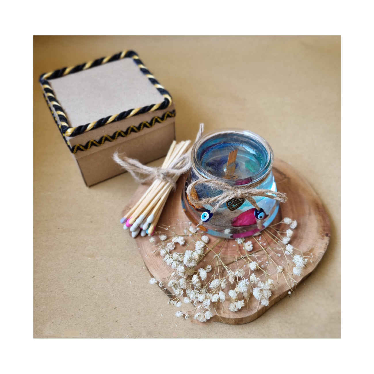 蓝色海洋蜡烛 – 惊艳设计,唤起宁静海洋之美