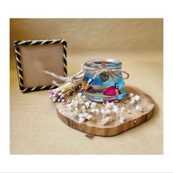 Blue Ocean Candle – Stunning Design Evoking the Peaceful Beauty of the Sea (2)