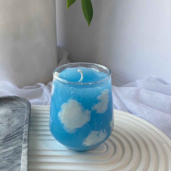 蓝天罐蜡烛 – 每次点亮都带来宁静清新的微风感