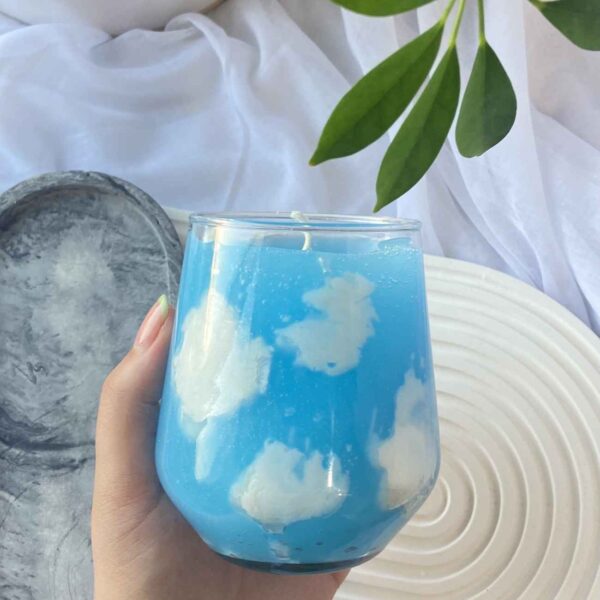 Blue Sky Jar Candle – Invoking Calm and Refreshing Breezes in Every Glow (2)