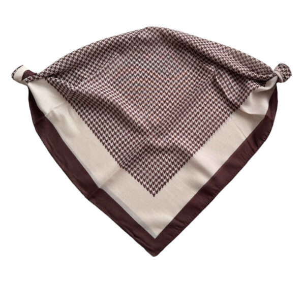 Brown Mini Headscarf – Classic Style, Everyday Wear (5)