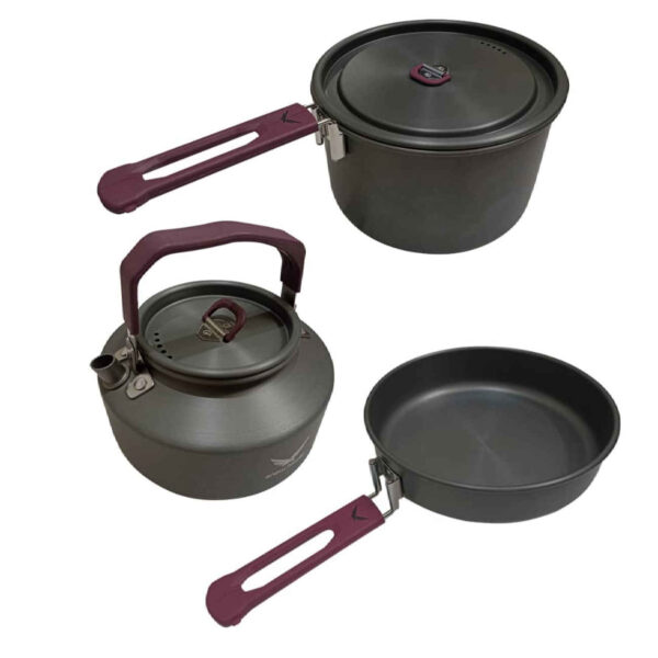 Camping Cookware & Mess Kit – All-in-One Cooking Set for Hiking, Survival & Travel (2)
