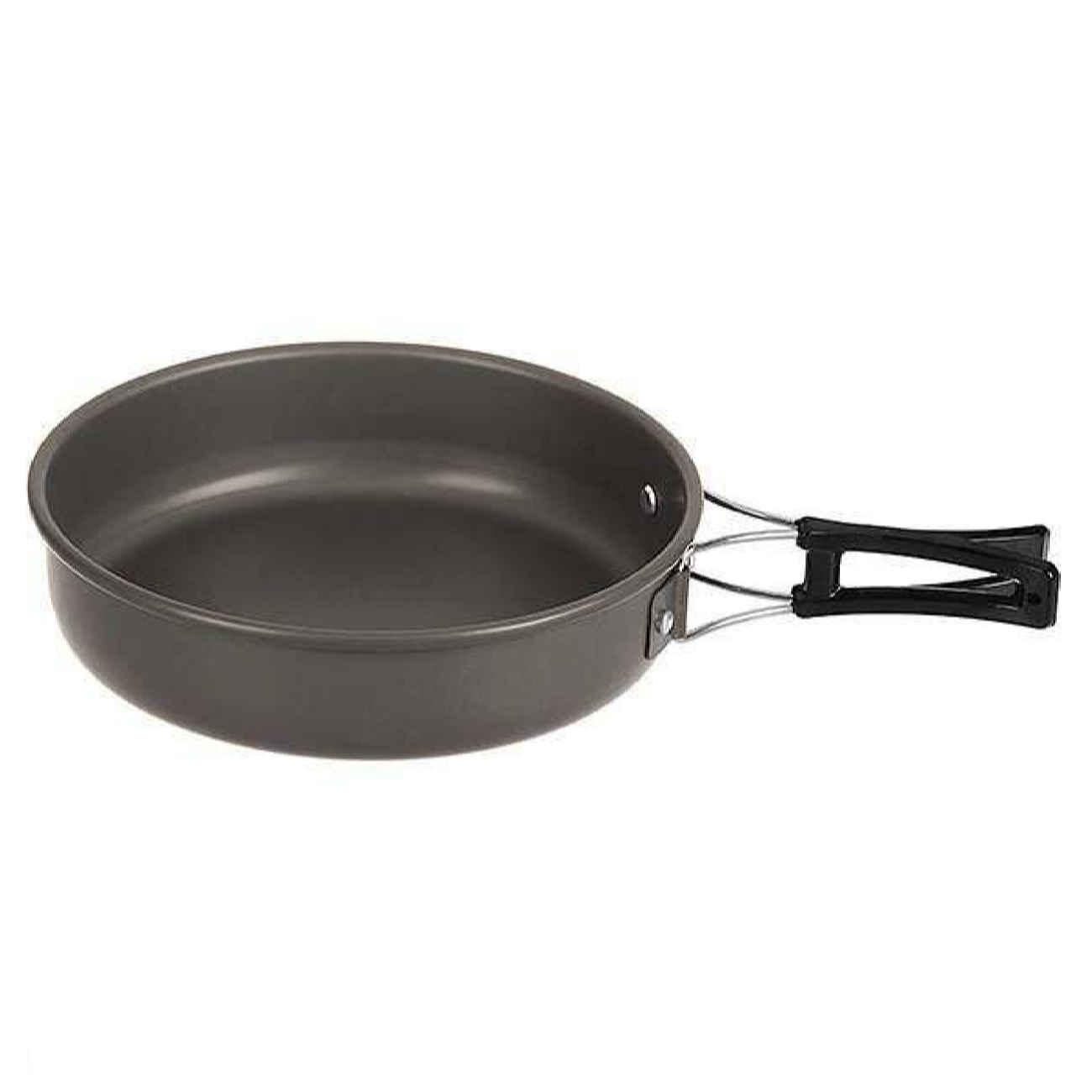 露营炊具套装 – 轻便、不粘锅,户外烹饪的理想选择