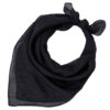 Elegant Shiny Black Mini Headscarf – Perfect Touch of Sophistication (2)