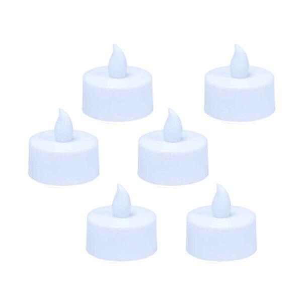 Flameless LED Candle – Realistic Glow Without Heat or Smoke – Battery Operated(x6) (1)